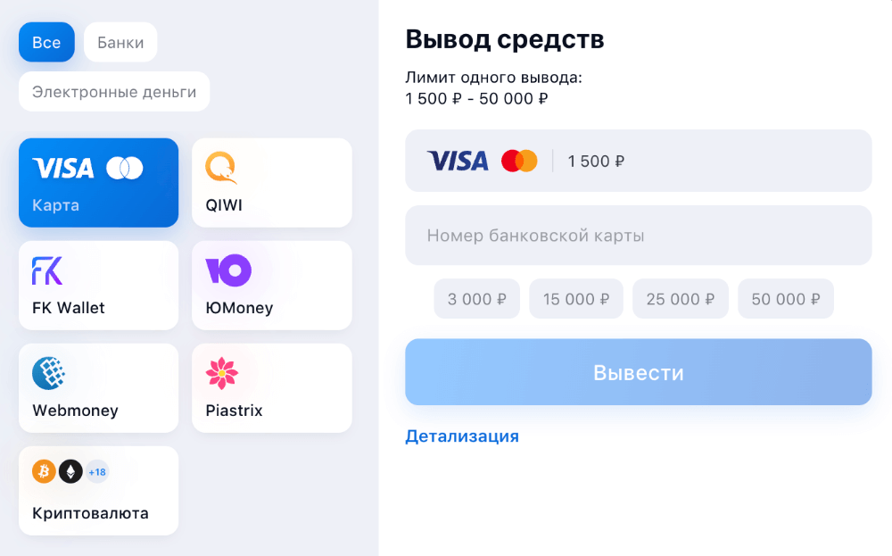 Внесение и вывод денежных средств Внесение и вывод денежных средств